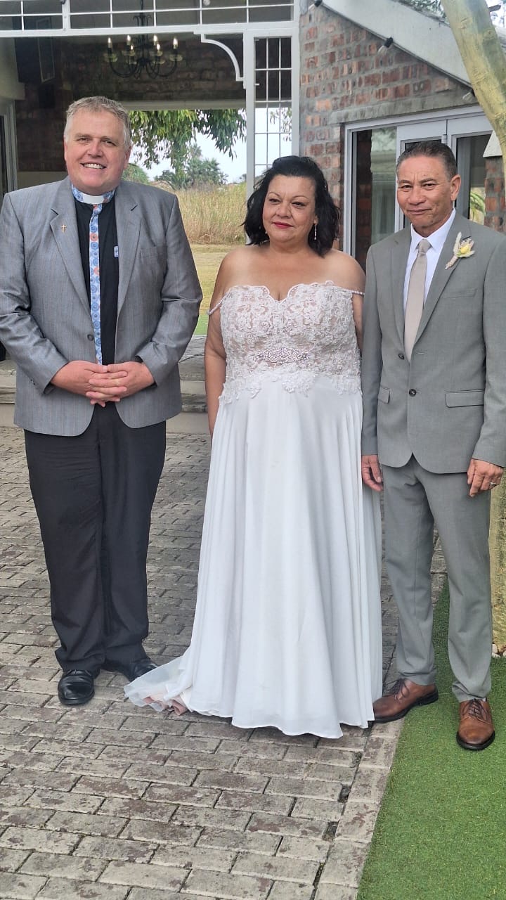 Wedding ceremony by Dr. Gerrit Rademeyer in Blanco