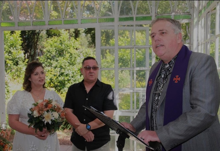 Wedding ceremony by Dr. Gerrit Rademeyer in Blanco